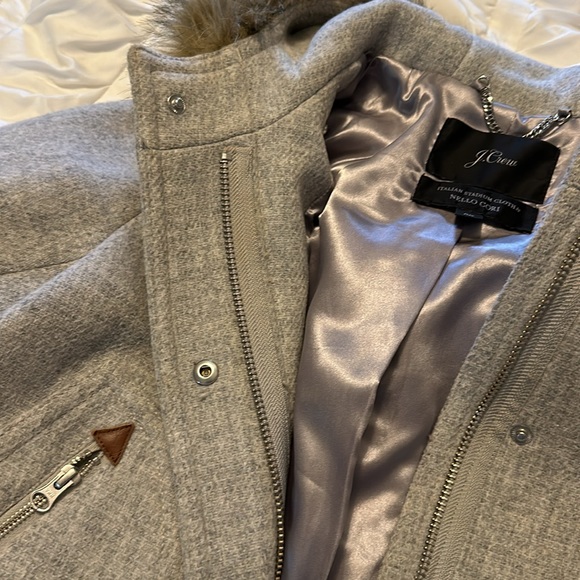 J. Crew chateau parka in italian stadium-cloth wool - 8P - Picture 4 of 6